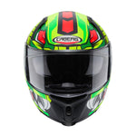 Caberg Avalon Giga Full Face Motorcycle Helmet - Matt Black/Yellow Fluo/Red Fluro