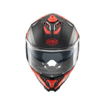 Premier Typhoon Helmet - Matte Black/Red