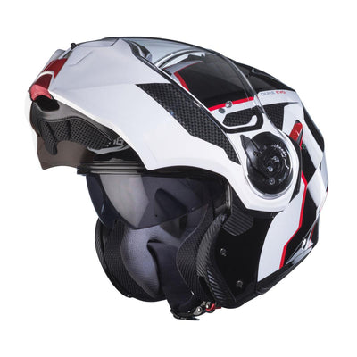 Caberg Duke Evo Move Black White Red Helmet