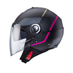 Caberg Riviera V4X Geo Matt Black Fuchsia Anthracite Helmet