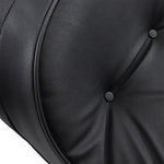 Drag Specialties Backrest Compatible 2 Up Leather Touring Pillow Seat For Harley Davidson FLHR 1340 1997-1998 - Black