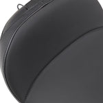 Drag Specialties Solo Seat with EZ Glide II Backrest Option For Harley Davidson FLD 1690 2012-2013 Mild Stitched - Black