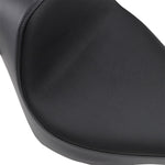 Drag Specialties EZ-On Smooth Solo Seat For Harley Davidson FLDE 1750 2018-2020 - Black