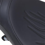 Drag Specialties Predator Seat For Victory High-Ball 106 2012-2014 Flame Stitched - Black
