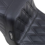 LE Pera Tailwhip Seat For Harley Davidson FXD 1340 1996-1998 Double Diamond - Black