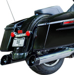 S&S Cycle 4-1/2" MK45 Cutlass Performance Silencers For Harley Davidson FLHR 1340 1995-1998 - Chrome