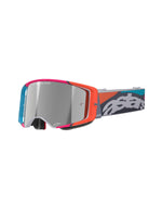 Alpinestars Supertech Stream ABS Vision Goggles - Grey Orange Pink Turquoise White