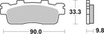 SBS HF Street Ceramic Organic Front Or Rear Brake Pads For Kymco Agility 300 2020