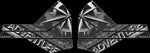 Onedesign Tank Pad Decals For BMW R 1300 GS ABS 2025 - Black/Grey/White