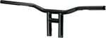 Biltwell 1" T-Bar Handlebars For Harley Davidson FLDE 1750 2018-2020 20.5 cm (8") - Black Electroplate