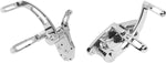 Accutronix Forward Controls & Master Cylinder For Harley Davidson FXST 1340 1985-1999 Slotted - Chrome