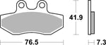 SBS HF Street Ceramic Organic Front Brake Pads For Aprilia RX 50 2006-2014