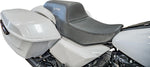 Slyfox The Drifter Seat For Harley Davidson FLHX 1923 ABS 2024 Carbon Fiber/Logo/Smooth - Black/Grey