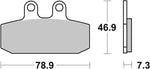 SBS Carbon Tech Organic Front Left Brake Pads For Aprilia Atlantic 500 2002-2005