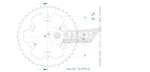 Esjot Standard 520 Sprocket For Royal Enfield Classic 350 ABS 2022 Rear Black 42T