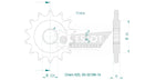 Esjot Standard 520 Sprocket For Zontes 350 GK ABS 2022-2023 Front 14T