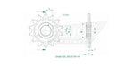 Esjot Standard 520 Sprocket For Sherco SE 4.5 450IR Racing 2013 Front 14T