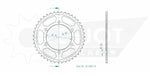 Esjot Standard 525 Sprocket For Yamaha FJ-09 850 ABS Rear Black 43T