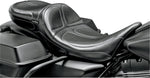 LE Pera Maverick Daddy Long Legs Seat For Harley Davidson FLHR 1584 2008-2011 Stitched - Black