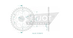 Esjot Standard 525 Sprocket For Mv Agusta Brutale 800 R ABS 2023-2025 Rear Black 38T