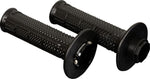 Renthal MX R-Works Tapered Lock-On Grips For Honda CRF250R 2023-2024 - Black/Grey