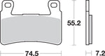 SBS HS Street Excel Sintered Front Brake Pads For Honda CB 1100 2014