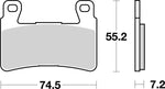 SBS HF Street Ceramic Organic Front Brake Pads For Honda CB 1100 2014