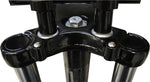 LA Choppers Flush-Mount Fork Caps For Harley Davidson FXDB 1340 1991-1992 - Black