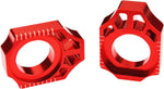 Scar Axle Blocks For Kawasaki KX125 2003-2008 - Red