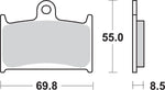 SBS HS Street Excel Sintered Front Brake Pads For Triumph Daytona 1000 1992