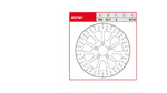 TRW Fixed Round Brake Disc For Harley Davidson FLFBS 1868 2018-2024 Rear