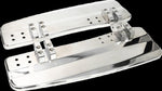 Slyfox Driver Floorboards For Harley Davidson FLH 1984-1985 - Black Polished