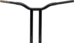 LA Choppers Kage Fighter Welded Straight-Riser Handlebar 40.5 cm (16") - Black