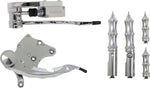Accutronix Forward Controls & Master Cylinder For Harley Davidson FXST 1450 2000-2003 Tribal - Chrome
