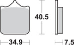 SBS HS Street Excel Sintered Front Brake Pads For Ducati 748 R 2001-2002