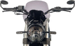 WRS Windscreen For Benelli Leoncino 500 ABS 2017-2023 29.5 cm (11-5/8") - Dark Smoke