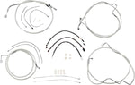 Magnum Shielding Sterling Chromite II Designer Handlebar Cable Install Kit For Harley Davidson FLH 1868 2021 30.5 - 35.5cm (12" - 14") - Chrome Clear-Coated
