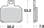 SBS HF Street Ceramic Organic Rear Brake Pads For Ducati 1098 2007-2008