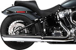 Drag Specialties Freedom Touring Double Diamond Seat For Harley Davidson FLDE 1750 ABS 2018-2020 - Black/Silver