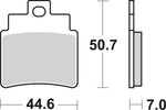 SBS SI Sintered Rear Brake Pads For Arctic Cat Textron 250 2X4 2006-2007