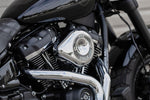 S&S Cycle Stealth Teardrop Air Cleaner Cover For Harley Davidson FLDE 1750 2018-2020 - Chrome