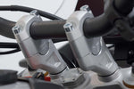 SW Motech Handlebar Risers For Triumph Tiger 900 GT 2023-2024 30 mm (1-3/16") - Silver