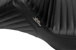 LE Pera Tailwhip Daddy Long Legs Seat For Harley Davidson FLHX 1750 ABS 2023 Pleated - Black
