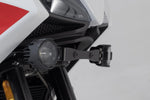 SW Motech EVO High Beam Lights For Moto Morini X-Cape 650 2021-2024 Front Black/Clear