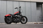 Burly 1" Narrow Bottom Ape Hanger Handlebar For Harley Davidson XL 1200 C 2007-2020 35.5 cm (14") - Black
