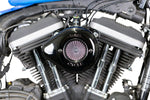 S&S Cycle Air Stinger Stealth Air Cleaner Kit For Harley Davidson XL 1200 C 2007-2020 - Black Red