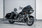 Saddlemen Honeycomb Roadsofa Seat With Backrest For Harley Davidson FLH 1868 2021 - Black (Driver Seat Length:39.5 cm)