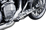 Arlen Ness Diamond Rider Floorboards For Harley Davidson FLD 1690 2012-2013 - Chrome