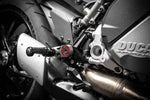 Gilles MUE2 Rearset For Ducati Streetfighter V2 890 ABS 2025-2026 - Black/Red