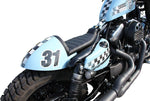 Cult Werk Rear Fender Cafe With Seat For Harley Davidson XL 1200 C 2004-2020 Rear - Black